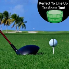 Golf Ball Marker Easy to Use Accessories Professional Balls Badge Aim Stripe