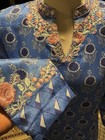 NWT Pakistani Indian Designer Shalwar Kameez Pastel Embroidery Shirt Top Tunic M — photo 4