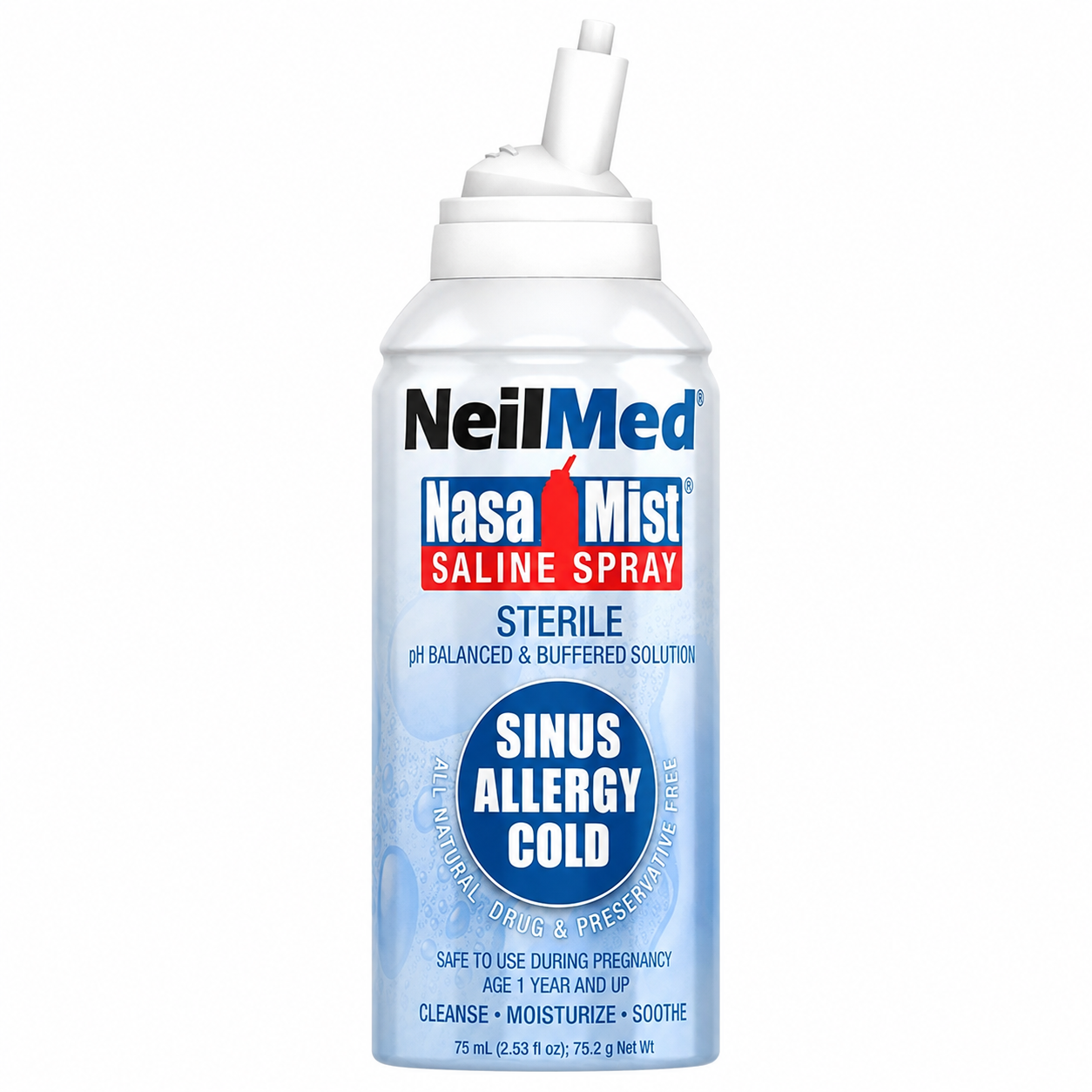 NeilMed 75 ml NasaMist Isotonic Saline Spray EXPIRE 2029 PREGNANCY BLOCKED NOSE - Image 3