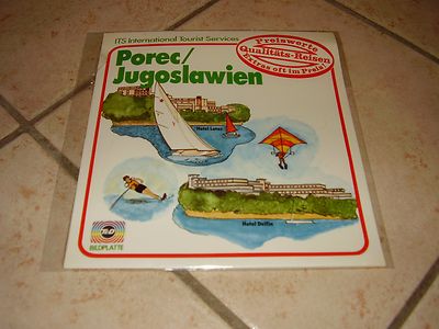 TED BILDPLATTE : ITS - POREC - JUGOSLAWIEN ! FÜR TELEFUNKEN TP 1005 ! RAR ! NEU 