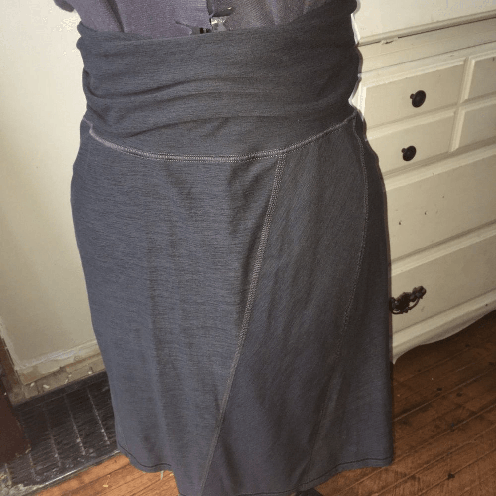 The North Face gorpcore athletic yoga band knit skirt