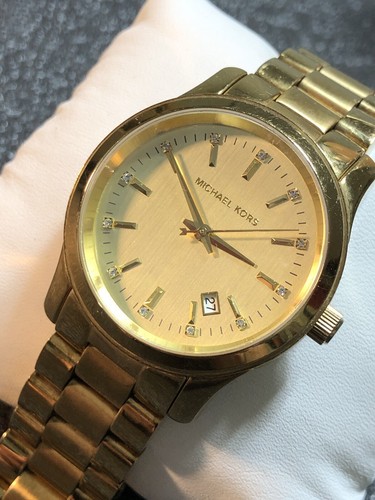 Michael Kors Women’s Dress Watch Champagne Dial Gold-tone Ladies MK5339 - 第 21/21 張圖片