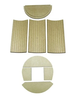 OFENTECHNIK FISCHER Rivestimento camera di combustione Faro pezzo di ricambio pietre vermiculite per Justus