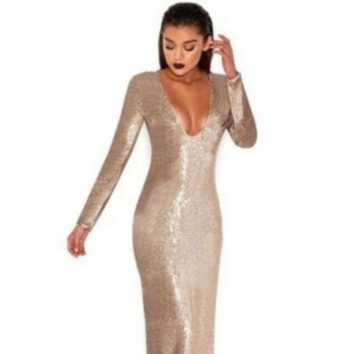 Gold House of CB Prom Dress/Evening Gown | eBay