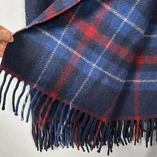 Vintage William Ayres & Sons Philadelphia motor sports robe wool blend blanket