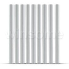 8Pcs Radiator Pipe Covers White Sleeves Collars Snap Around Pipes Cover 19.5cm