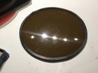 2 Vintage red & yellow glass safelight filter 5.75 inches + DuPont S-55X — photo 5