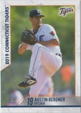 2019 Connecticut Tigers Austin Bergner RC Rookie Detroit