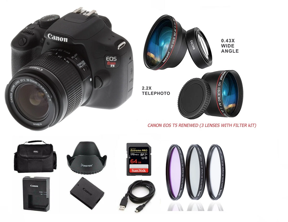 Canon Rebel Eos T5 Lenses Cheap Sale