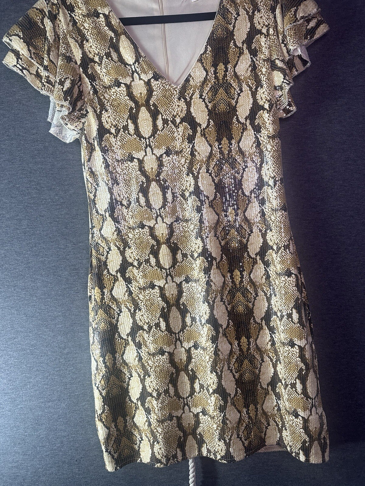 Whimsy Goth- Molly Bracken Snake Pattern Sequin D… - image 1