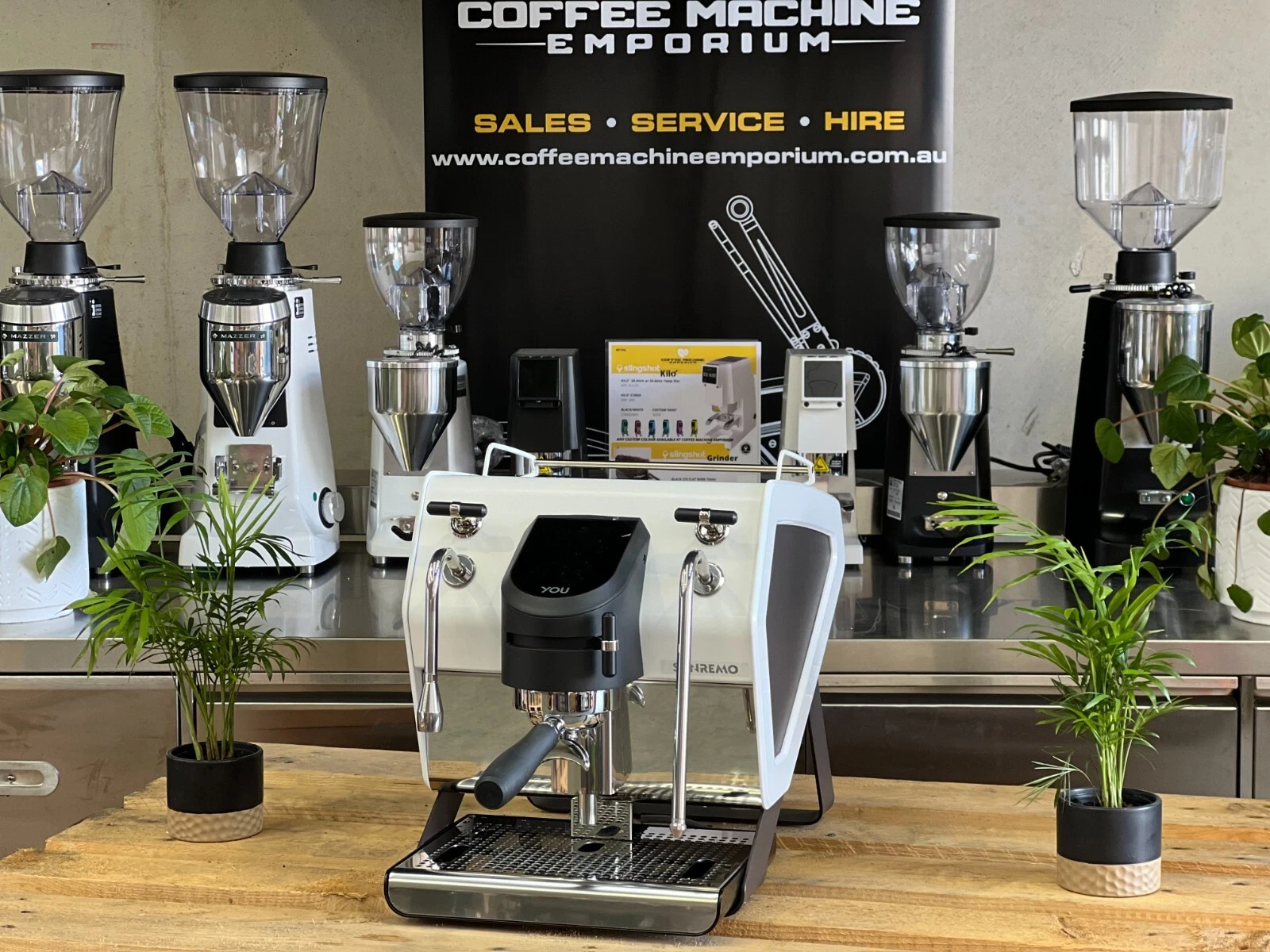 Sanremo You 1 Group Automatic Commercial Espresso Maker Coffee Machine - White