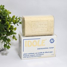 Idole Exfoliating Soap with Apricot Natural Organic Treatment 7 oz / 200 g
