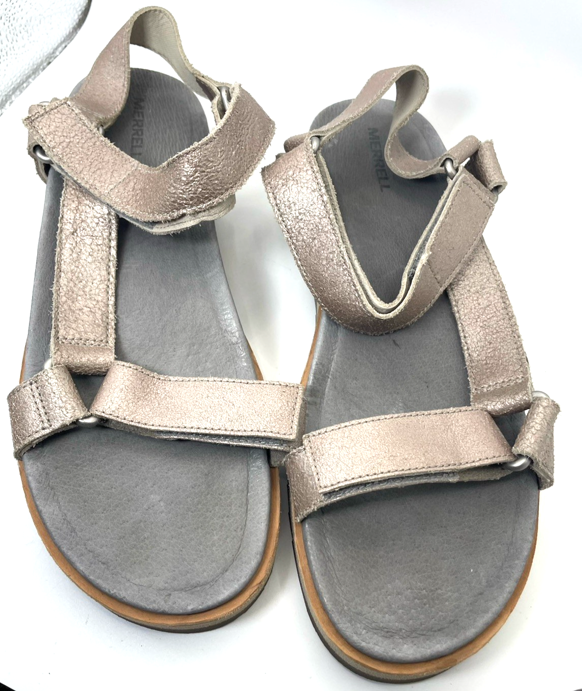 Sandalo Merrell metallizzato Juno Strap taglia 8