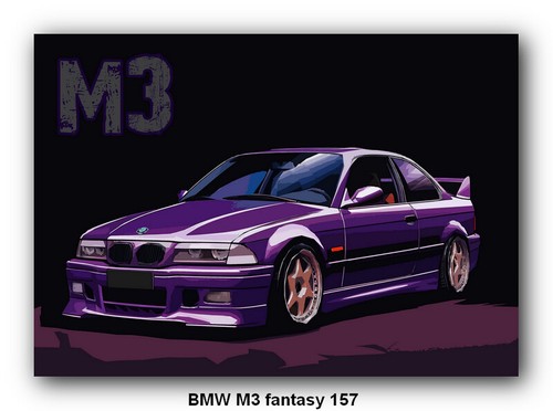 BMW M3 - 40 different CAR POSTER PRINT IMAGE A3 A4 or DIGITAL E30 E46 E36 E90 E9 - Picture 123 of 134