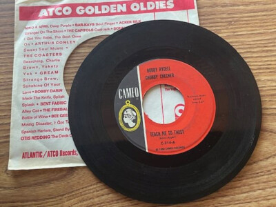 Teach Me To Twist; C. Checker/B. Rydell, 45rpm; Click on the Pic to Listen!