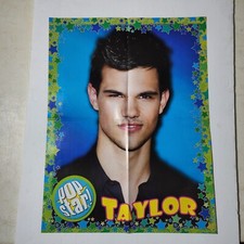 Taylor Lautner Big Time Rush double-sided vintage Poster clipping 20x16