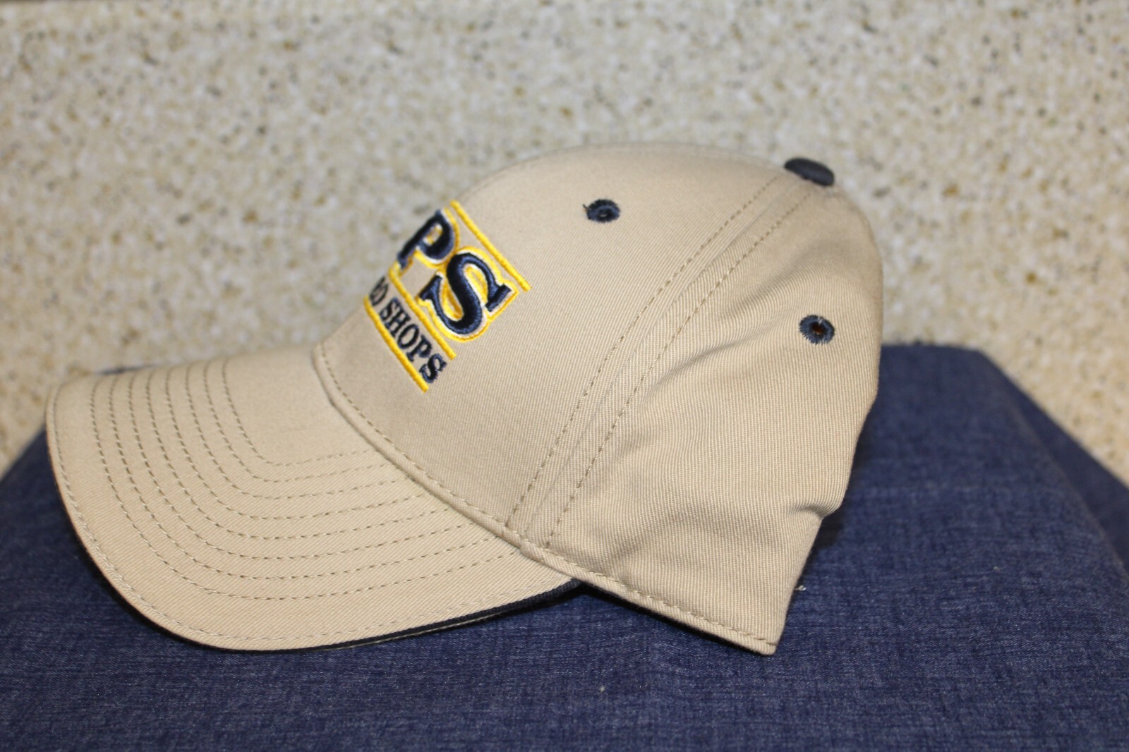 Vintage Beige Hat Cap w/Embroidered BPS® Bass Pro Shops® Logo