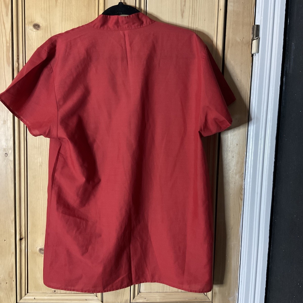 Chemise Tropicale Rohan Homme, Rouge, Taille 38, Manches Courtes, Légère, Très Bon état