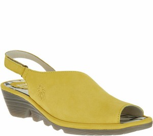 lemon slingback shoes