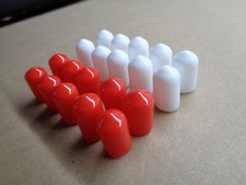 RCA DUST CAP ANTI-OXIDATION AUDIO PLUG SOCKET PROTECTIVE COVER 20 PACK NEW 