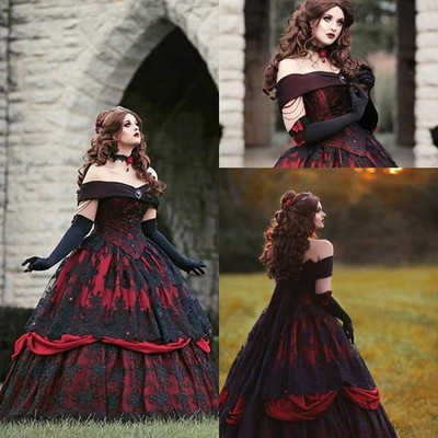 Gothic Bridal Wedding Dress Vintage 