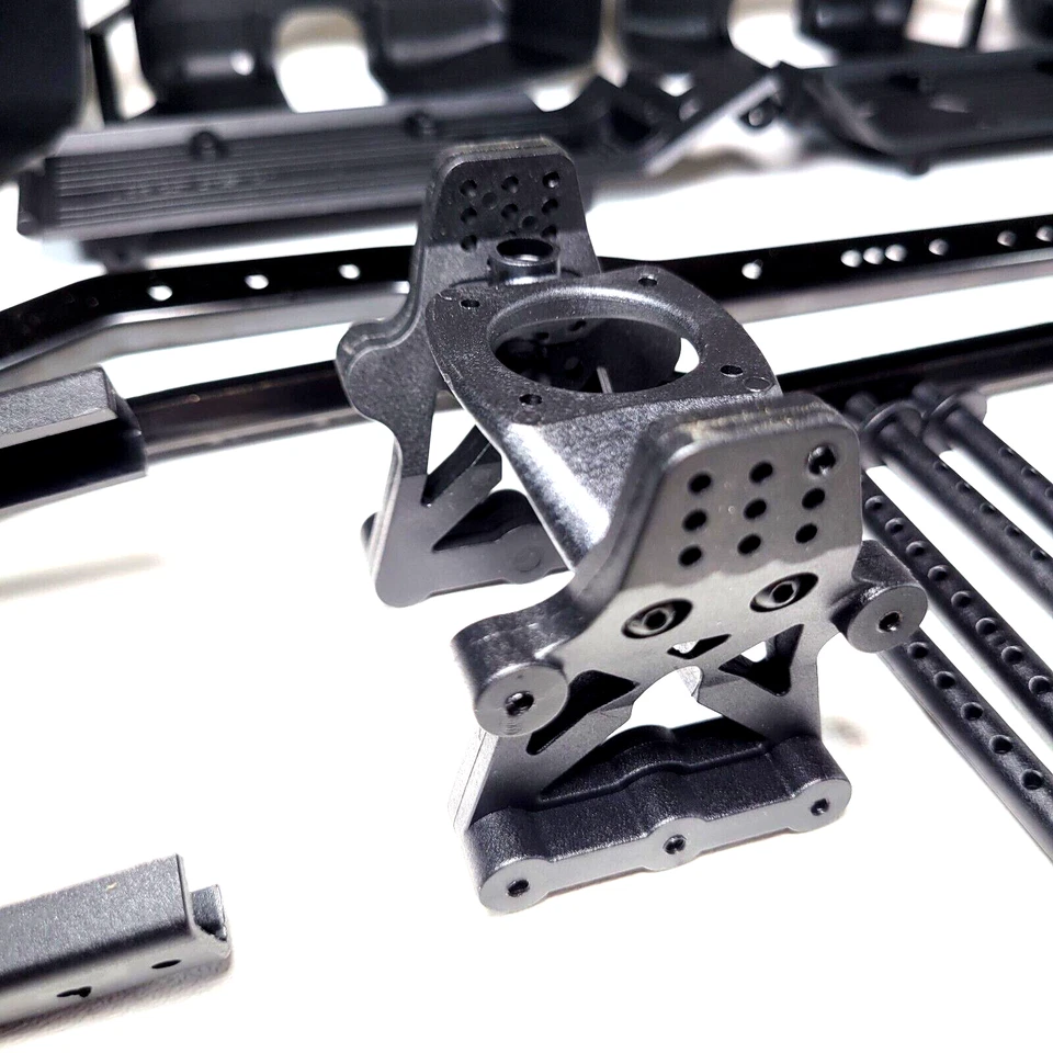 Rieles de cuadro Redcat Gen 9 chasis placa deslizante guardabarros bandeja de batería tornillos poste de cuerpo Foto 4 de 4