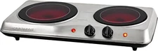 Countertop Infrared Double Burner 1700W Electric Hot Plate and Portable Stove Si