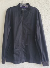 Landau Proflex Scrub Black Jacket size Large