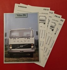 Volvo F6 Original Sales Brochure,  UK, 1981