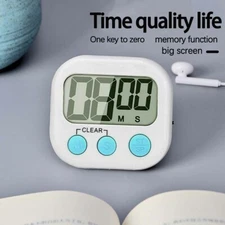 New Upgrade Latest Digital Kitchen Timer Magnetic Cooking LCD Timing Clear Loud