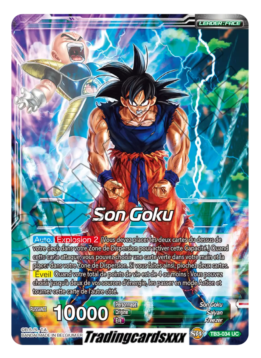 Dessin De Sangoku Super Sayen 10000 ♢Dragon Ball Super♢ Son Goku, le Super Saiyan légendaire : TB3-034 UC -VF- | eBay