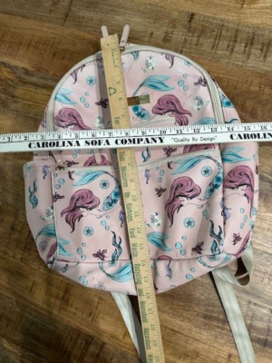 Petunia Pickle Bottom Little Mermaid Ariel Backpack Diaper Bag Disney Pad Pink Petunia Pickle Bottom LITTLE MERMAID Ariel Method Backpack  main image 4