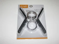Cap Barbell Olympic Size Spring Collar Set