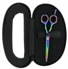 Ninja Swordsman Professional Titanium 5.5" Hair Cutting Shears in case