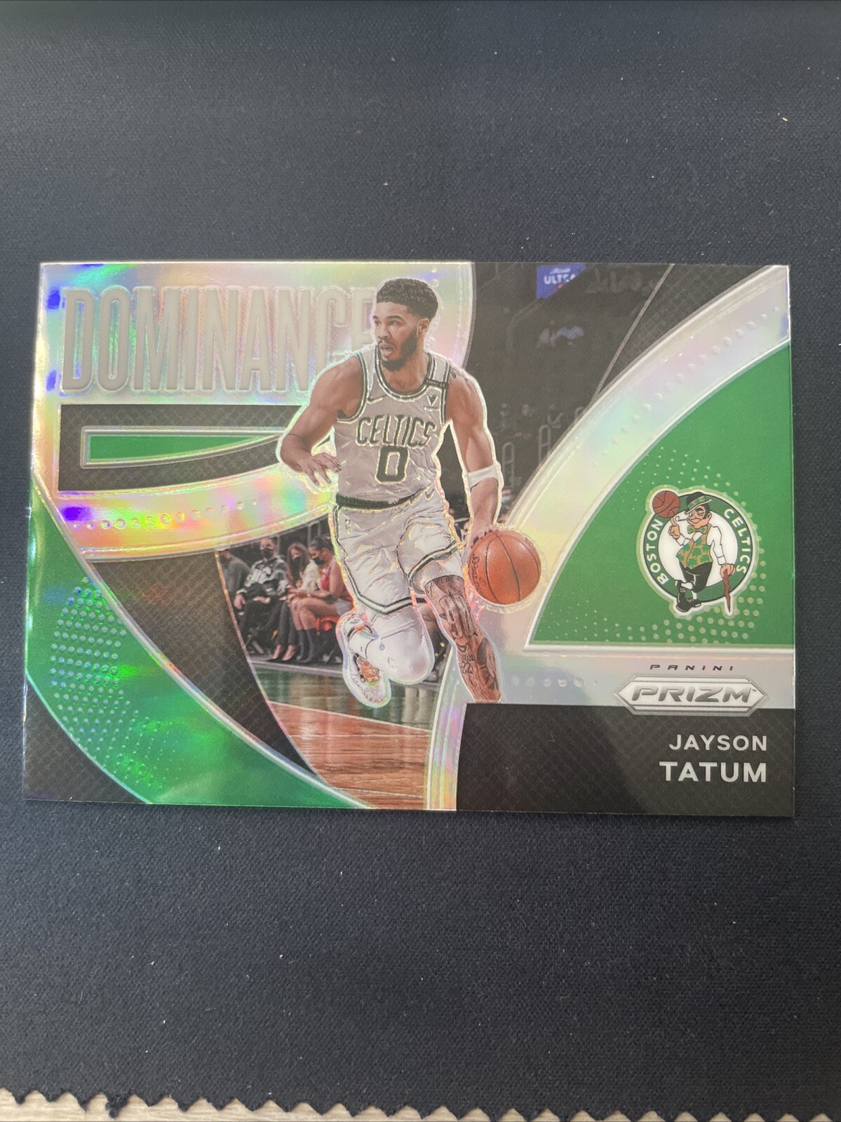 2021-22 Panini Prizm - Dominance Silver Prizm #5 Jayson Tatum