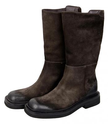 靴 PRADA square toe leather boots brown s-l400.jpg