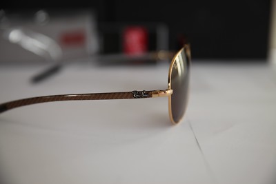 Ray-Ban RB8317CH Sunglasses Gold Purple Mirror Polarized Chromance