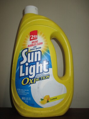 Sunlight sun light Dishwasher Detergent Liquid Lemon scent 50 oz like palmolive