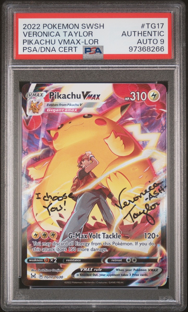 ピカチュウMLV.x ⑨エーフィVSR⑩ブラッキーVCSR⑩＆VMAXCSR⑩ Pokemon - Pikachu VMAX - Vivid Voltage #44/185 - PSA 9 (MC) Error