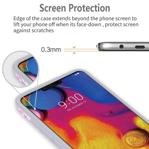 For LG V50 ThinQ Case Phone Cover Shockproof + Tempered Glass Protector - Picture 35 of 39