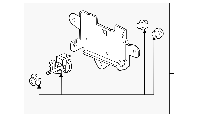 Genuine OEM Cruise Control Distance Sensor Bracket for Honda