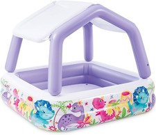 Intex 5ft  Childrens Swimming Paddling Garden Pool UV Sun-Shade Canopy #57470