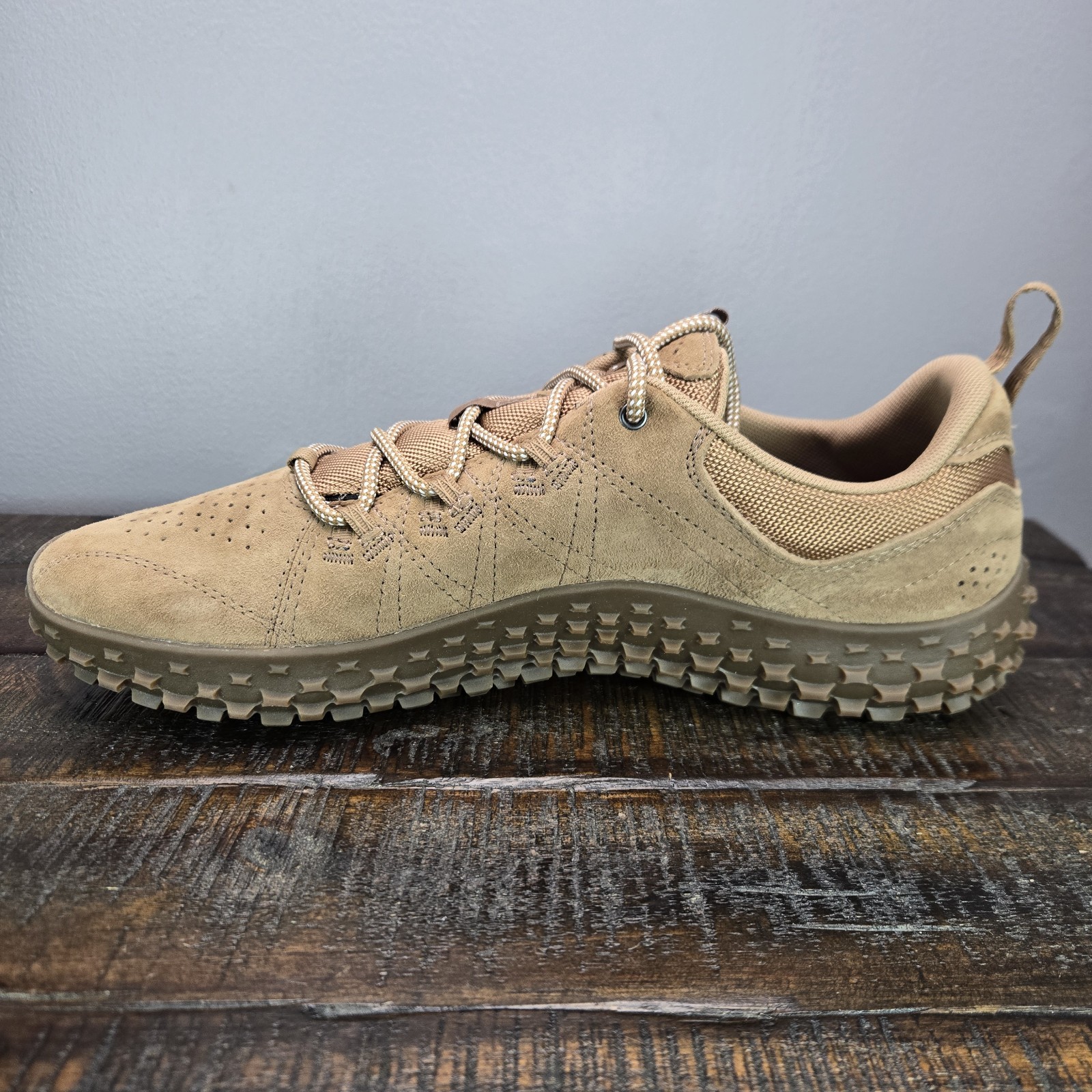 Merrell Wrapt Mens Size 12 Tobacco Brown Minimalist Barefoot Sneaker Shoes