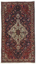 Hand-Knotted Vintage Oriental Rug 5'4X9'8 ft Red Floral Design Home Decor Carpet