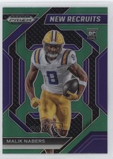 2024 Panini Prizm Draft Picks New Recruits Green Malik Nabers #NR-MNS 19b1