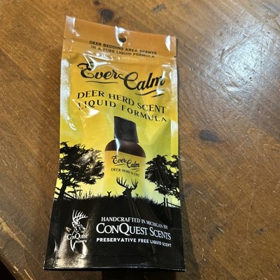 Conquest Scents Ever Calm Liquid Deer Herd Bottle 2.5 oz 1207