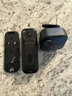 Blink Video Doorbell & Outdoor Camera Battery Powered HD Video Wireless Black