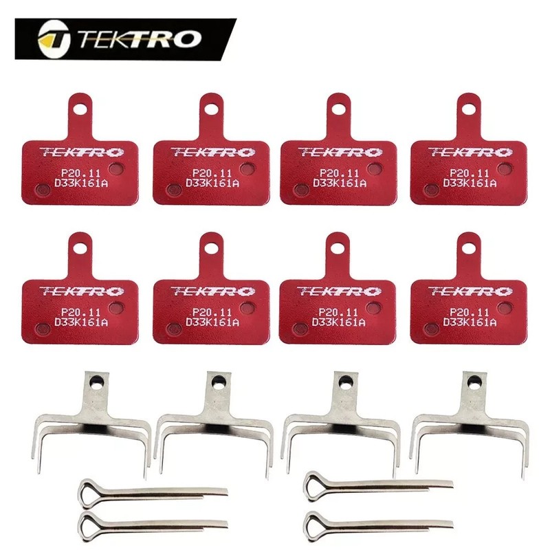 4X Set TEKTRO P20.11 Metal Ceramic Disc Brake Pads MTB Disc Brake w/ Spring