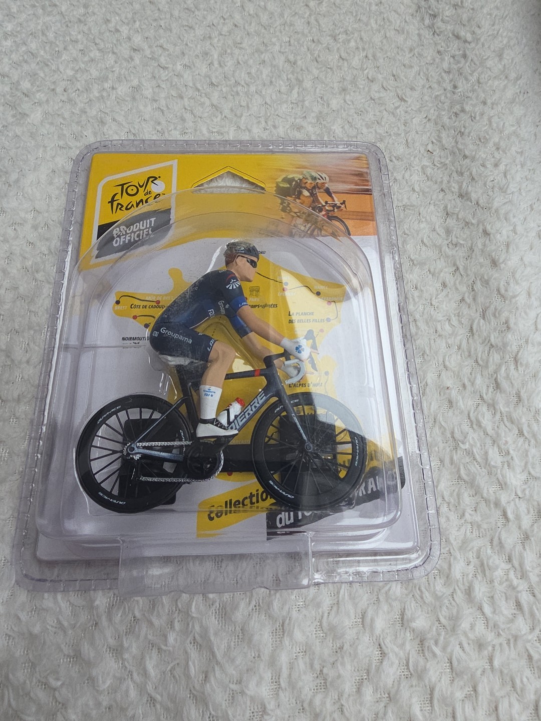 1:18 SOLIDO Figures Cyclist Groupama-Fdj Tour De France 2023 Lapierre Bike New