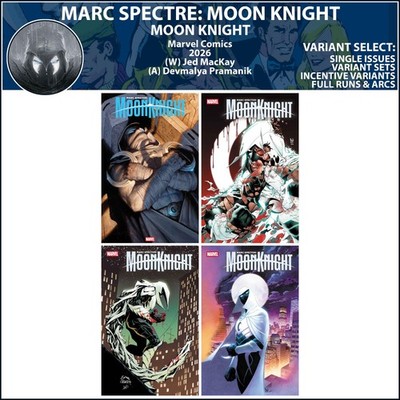 Marc Spectre: Moon Knight (2026) #1 2 3 4 Marvel Comics COVER SELECT